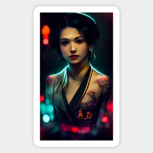 Yakuza goddess Sticker